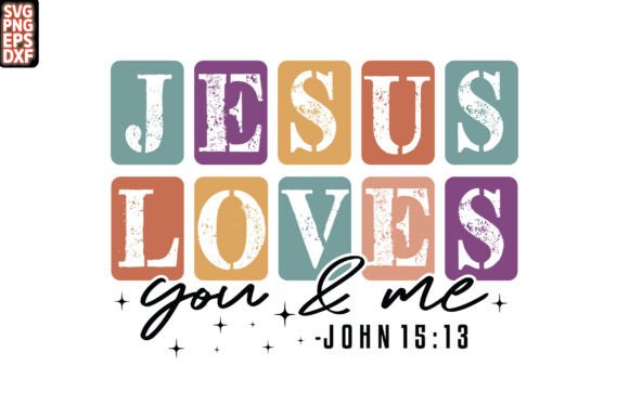 Boho Christian PNG, Jesus Loves You and M