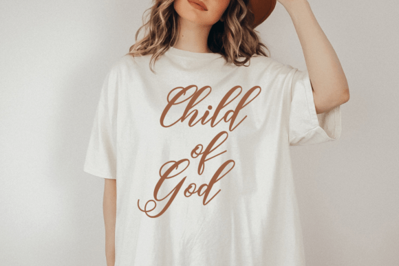 Child of God SVG Graphics for T-Shirt Designs