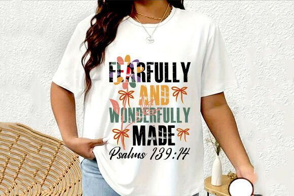 Christian PNG & Floral SVG Graphics for T-Shirt Designs