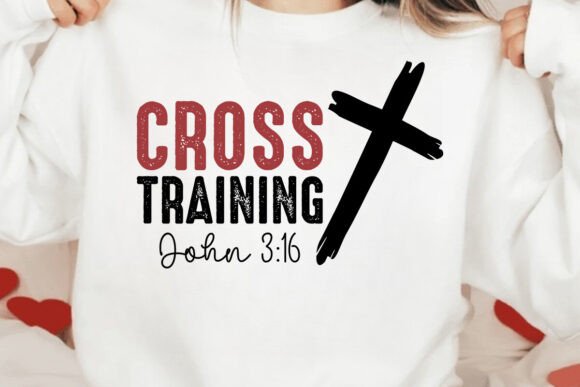 Cross Training John 3:16 SVG — Faith-Inspired Graphics for T-Shirt Designs