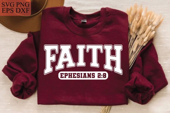 Faith Ephesians 28 SVG: Christian Graphics for T-Shirt Designs