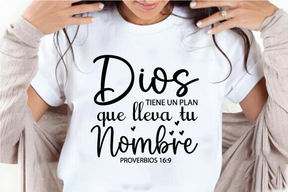 Spanish Christian SVG, Spanish Bible PNG Graphics for T-Shirt Designs